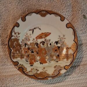 Bec & Bridge Gold and Cream Art Print Plate